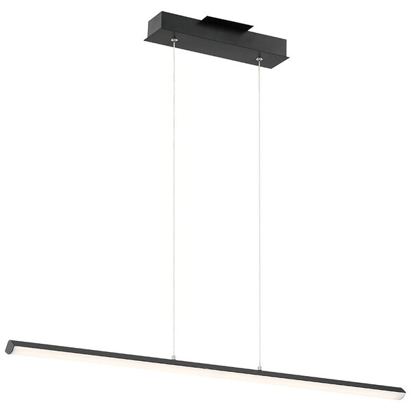 Access Lighting Float, LED Linear Pendant, Matte Black Finish, Acrylic Lens Acrylic 63963LEDD-MBL/ACR - main